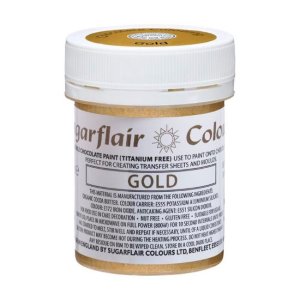 Schokoladenfarbenes Gold - Gold - 35 g - Sugarflair Schokoladenfarbenes Gold - Gold - 35 g - Sugarflair