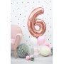 Zahlenballon - Rosgold - 86 cm
