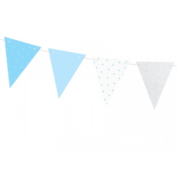 Wimpel - Blau/Silber Wimpel - Blau/Silber