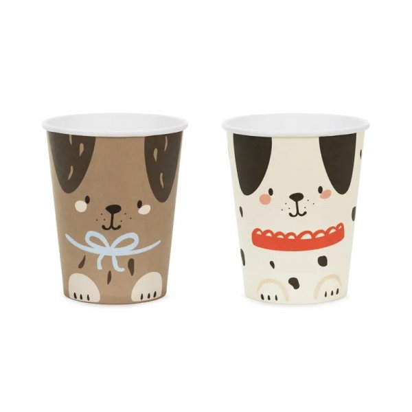 Pappbecher - Hunde - 6er-Pack Pappbecher - Hunde - 6er-Pack