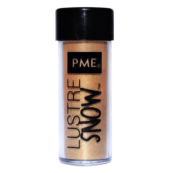 Essbarer Glitzer - Gold - Edible Lustre Snow - PME - 10 g Essbarer Glitzer - Gold - Edible Lustre Snow - PME - 10 g