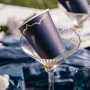 Pappbecher - Marineblau mit Goldrand - 8er-Packung Pappbecher - Marineblau mit Goldrand - 8er-Packung
