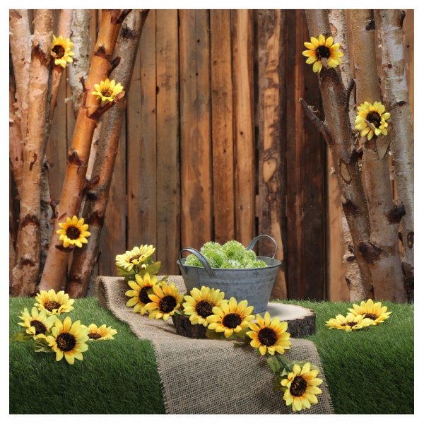 Blumengirlande - Sonnenblumen - 2,2 m Blumengirlande - Sonnenblumen - 2,2 m