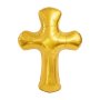 Folienballon - Kreuz - Gold - 85 x 120 cm