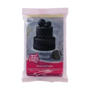 Überzugspaste/Zuckerpaste - Schwarz - FunCakes - 500 g Überzugspaste/Zuckerpaste - Schwarz - FunCakes - 500 g