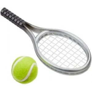 Mini-Artikel - Tennisschläger mit Ball Mini-Artikel - Tennisschläger mit Ball