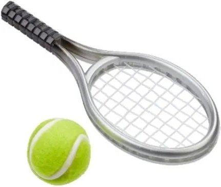 Mini-Artikel - Tennisschläger mit Ball Mini-Artikel - Tennisschläger mit Ball
