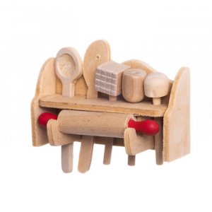 Elfenzubeh�r - K�chenregal mit Utensilien