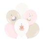 Ballonstrauß - Niedliche Tiere - Rosa/Weiß/Nude - 6 Stück Ballonstrauß - Niedliche Tiere - Rosa/Weiß/Nude - 6 Stück