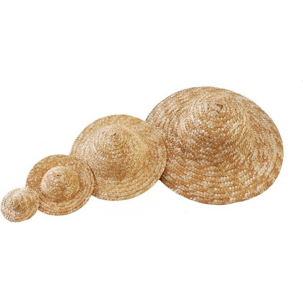 Mini-Strohhut - 6,5 cm Mini-Strohhut - 6,5 cm