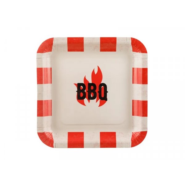 Pappteller - Grill - 6er-Pack - 26 cm Pappteller - Grill - 6er-Pack - 26 cm