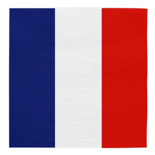 Servietten - Frankreich - 33 x 33 cm - 20er-Packung Servietten - Frankreich - 33 x 33 cm - 20er-Packung