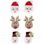 Aufkleber - 3D - Weihnachtsmotiv - 6 Aufkleber
