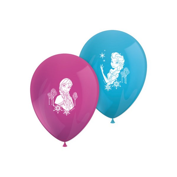 Luftballons - Frost - Idyllisches Wunder aus dem Eis - 28 cm - 8er-Pack