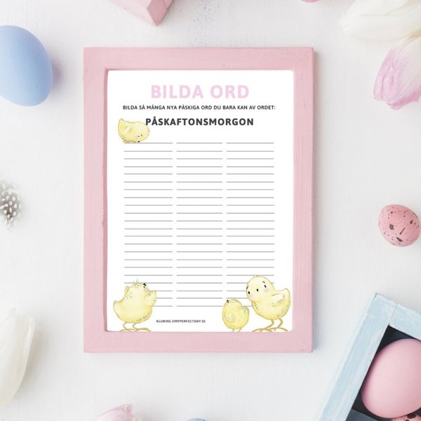 Bilden Sie neue Wrter - Der Hinweis des Osterhasen