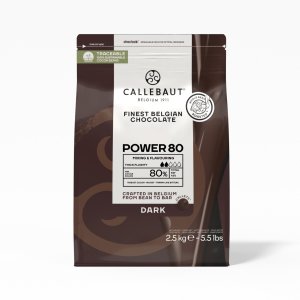 Schokolade - Power 80 - Callebaut - 2,5 kg Schokolade - Power 80 - Callebaut - 2,5 kg
