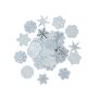 Konfetti - Schneeflocken - Hellblau - 100er-Packung Konfetti - Schneeflocken - Hellblau - 100er-Packung