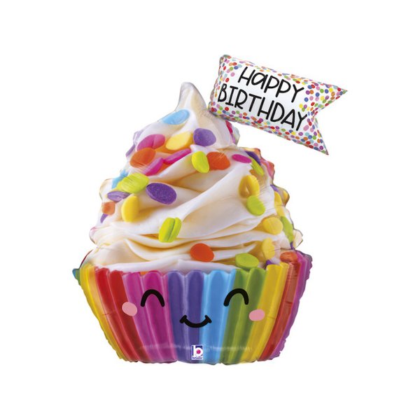 Folienballon - Cupcake - Alles Gute zum Geburtstag Folienballon - Cupcake - Alles Gute zum Geburtstag