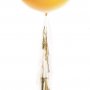 Ballonquaste - Gold/Wei