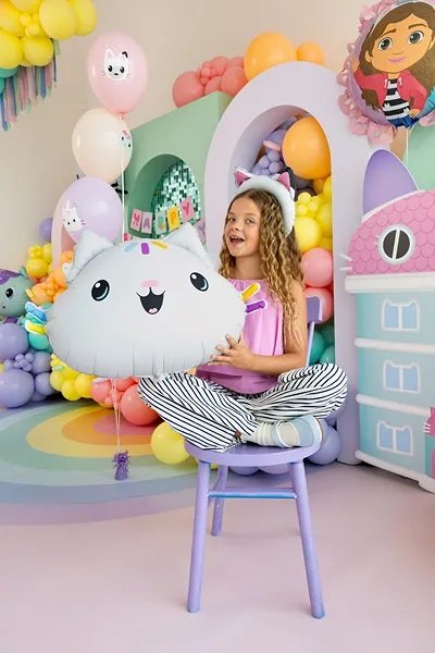 Folienballon - Gabbys Puppenhaus - Cakey - 67 x 43 cm