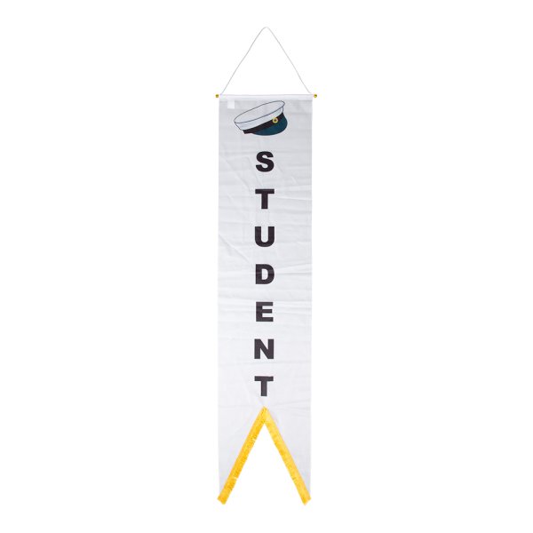 Wimpel - Hochformat - Student - 40 x 180 cm Wimpel - Hochformat - Student - 40 x 180 cm