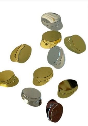 Konfetti - Abschlusskappen - Metallic - Gold/Silber Konfetti - Abschlusskappen - Metallic - Gold/Silber