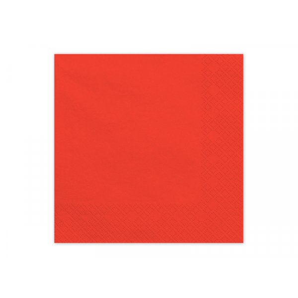 Papierservietten - Rot Papierservietten - Rot
