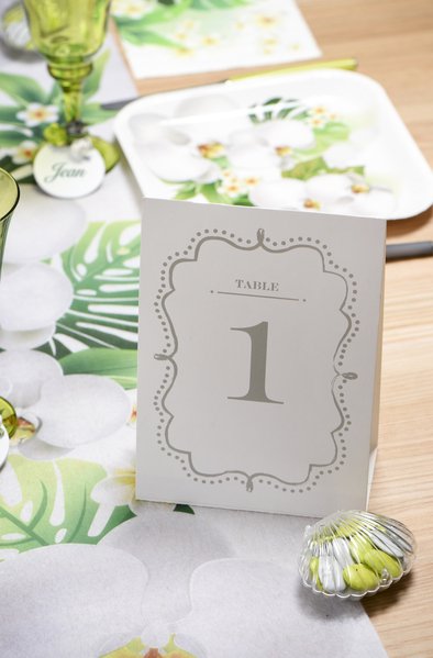 Tischnummerierung - Vintage White - 10 Stk Tischnummerierung - Vintage White - 10 Stk