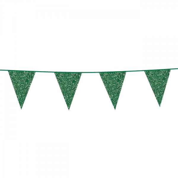 Girlande - Grüner Glitzer - 6 m Girlande - Grüner Glitzer - 6 m