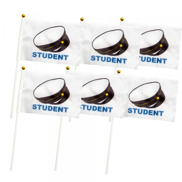 Handfahnen - Schüler - 6er-Pack Handfahnen - Schüler - 6er-Pack
