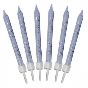 Kuchenkerzen - Helllila/Glitzer - 12er-Pack Kuchenkerzen - Helllila/Glitzer - 12er-Pack