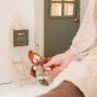 Weihnachtsmann-Tür mit LED-Licht - Grün - FABELAB Weihnachtsmann-Tür mit LED-Licht - Grün - FABELAB