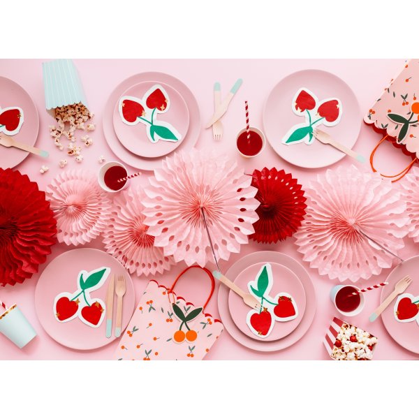 Popcorn-Boxen - Rot/Weiß - 6er-Pack Popcorn-Boxen - Rot/Weiß - 6er-Pack