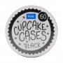 Muffinformen - PME - Schwarz - 60er-Pack