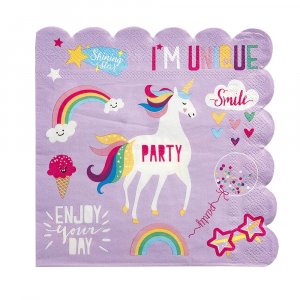 Servietten - Einhorn - 16er-Pack - 33 x 33 cm Servietten - Einhorn - 16er-Pack - 33 x 33 cm