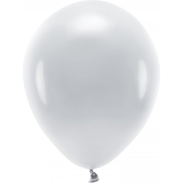 Einfarbige Luftballons - Eco 30 cm - Hellgrau - 10er-Pack Einfarbige Luftballons - Eco 30 cm - Hellgrau - 10er-Pack