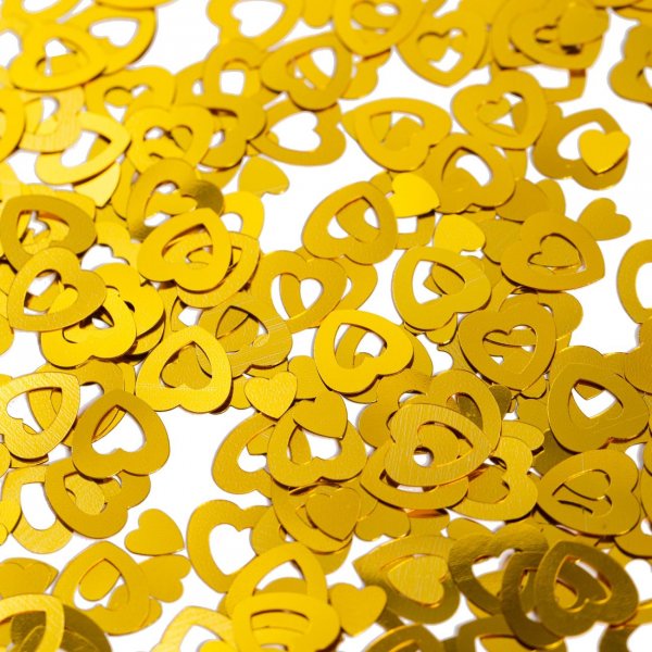 Tischkonfetti - Herzen - Gold - 14 g Tischkonfetti - Herzen - Gold - 14 g