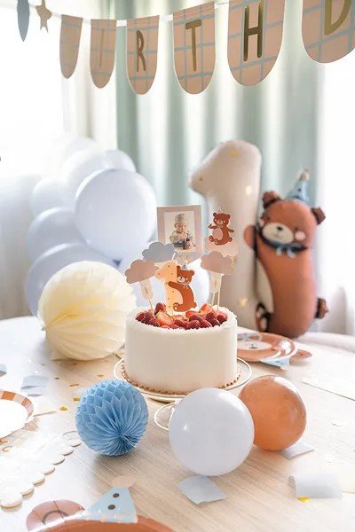 Kuchenpicker - Teddy - Eins - 5 Stück Kuchenpicker - Teddy - Eins - 5 Stück