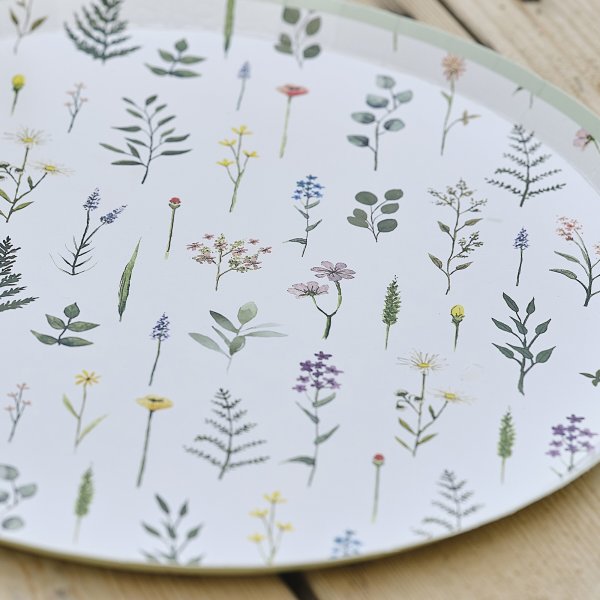 Pappteller - Floral - 8er-Pack Pappteller - Floral - 8er-Pack