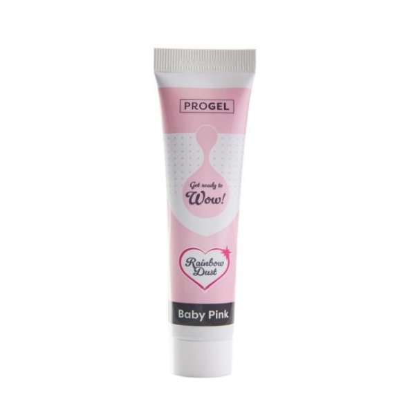 Pastenfarbe - Rosa (Babyrosa) - 25 g - Progel - Regenbogenstaub Pastenfarbe - Rosa (Babyrosa) - 25 g - Progel - Regenbogenstaub