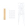 Cake Picks/Cake Topper - Schleifen - Weiß - 10er Pack Cake Picks/Cake Topper - Schleifen - Weiß - 10er Pack