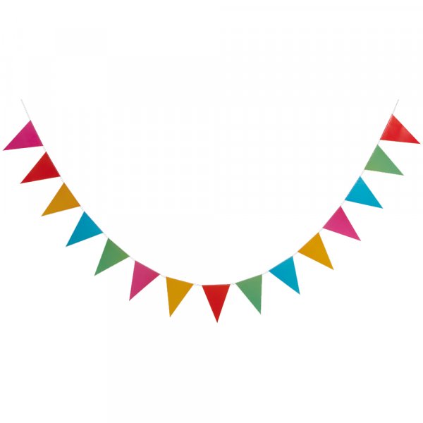 Wimpel - Regenbogen - 3,6 m
