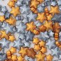 Streusel - Sterne - Gold/Silber - PME - 25 g