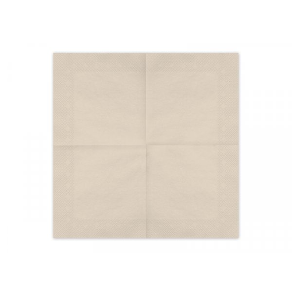 Papierservietten - Beige Papierservietten - Beige