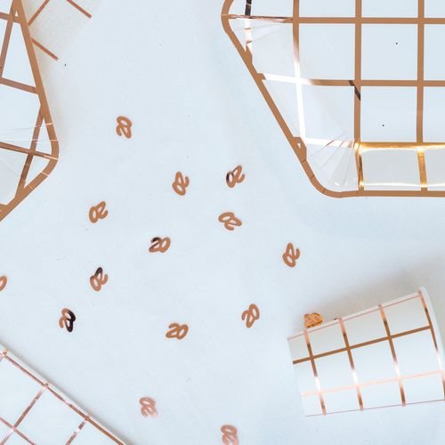 Konfetti 20 - Ros�gold - 1 cm