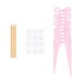 Cake Picks/Cake Topper - Schleifen - Rosa - 10er Pack Cake Picks/Cake Topper - Schleifen - Rosa - 10er Pack