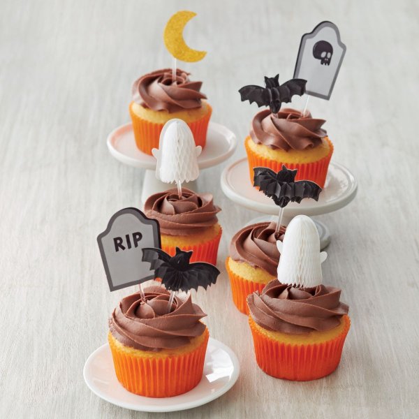Halloween-Kuchendekorationen - 8er-Pack Halloween-Kuchendekorationen - 8er-Pack