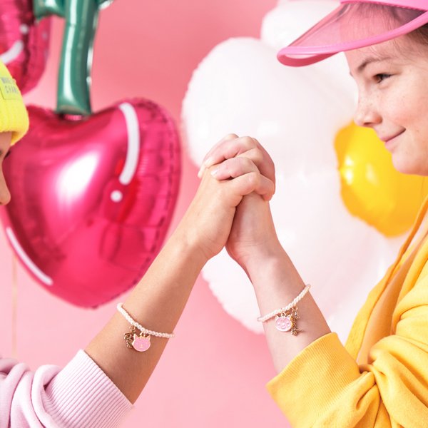 Karte mit Armband - Beste Freunde