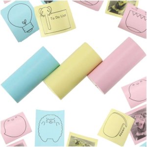 Thermopapierrollen, farbig, 5,7 cm x 3 m, 3er-Pack - BPA-frei
