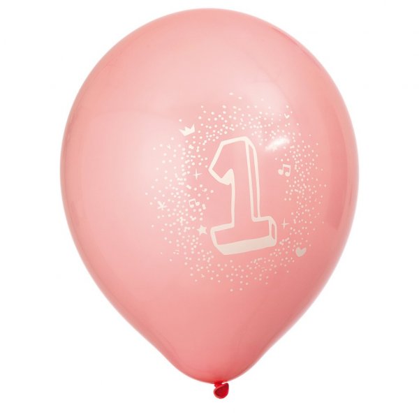 Luftballons - 1 - Hellrosa - 6er-Pack